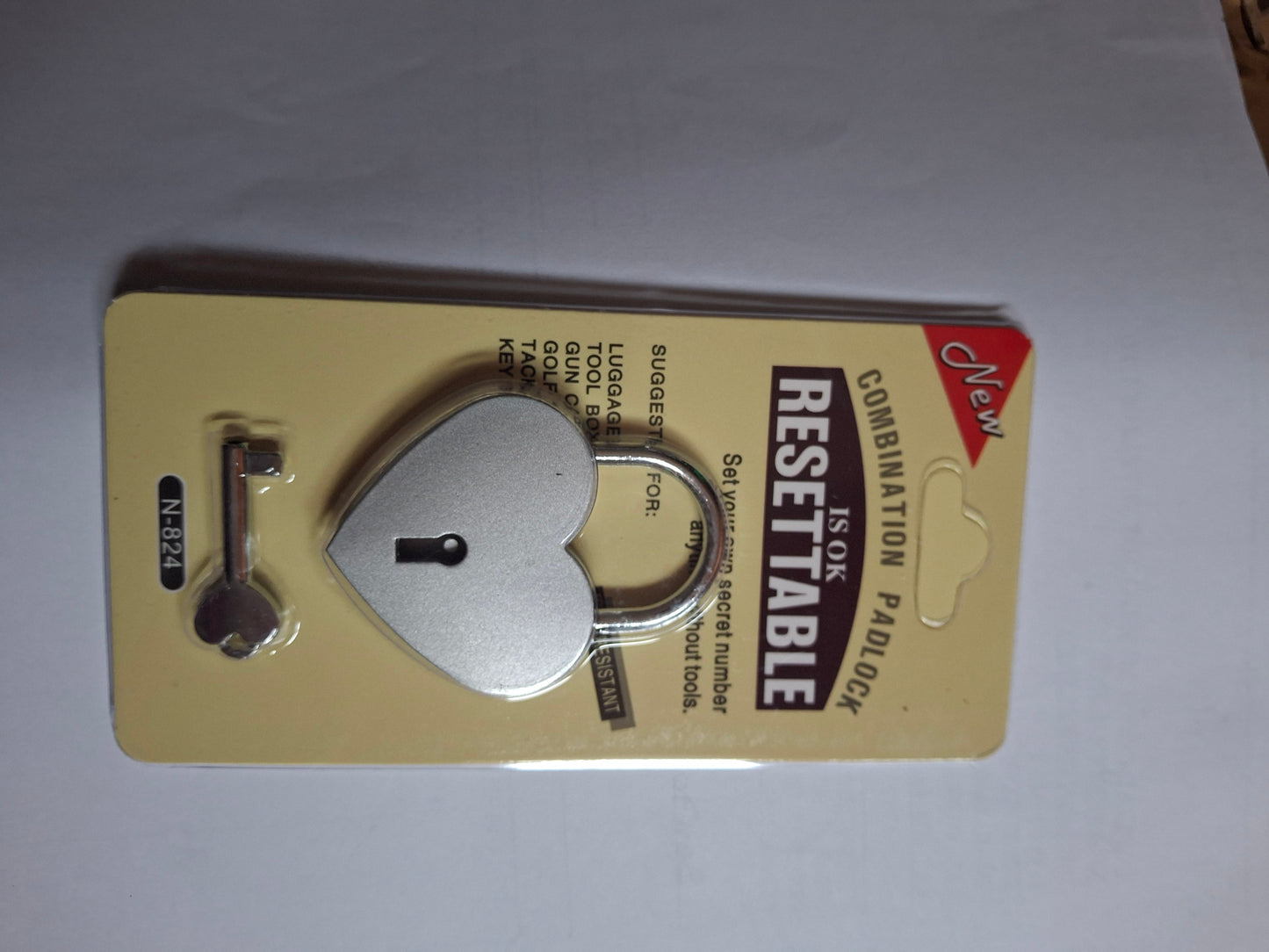 HEART SHAPE PAD LOCK