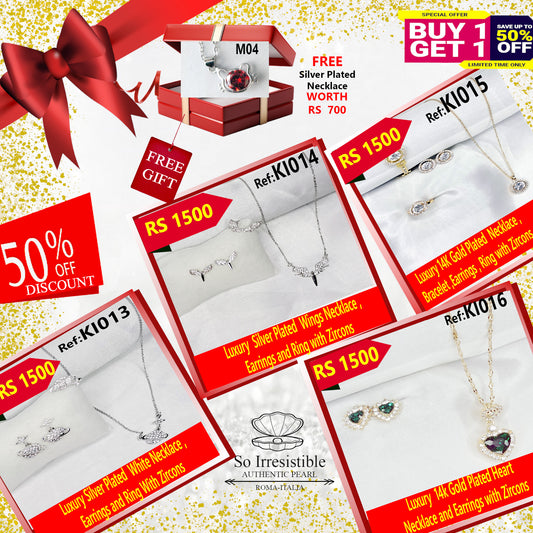 Zircon Necklace & Earring Sets with Elegant Designs