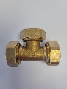 BRASS COMPRESSION FITTING 1/2"